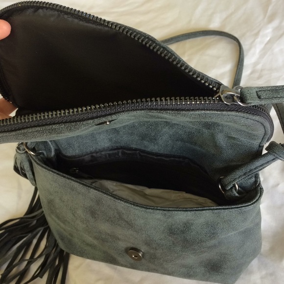 Bags Black Crossbody Purse With Tassel Poshmark